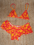 NEW Tahitian sunset Bikini Shorts set