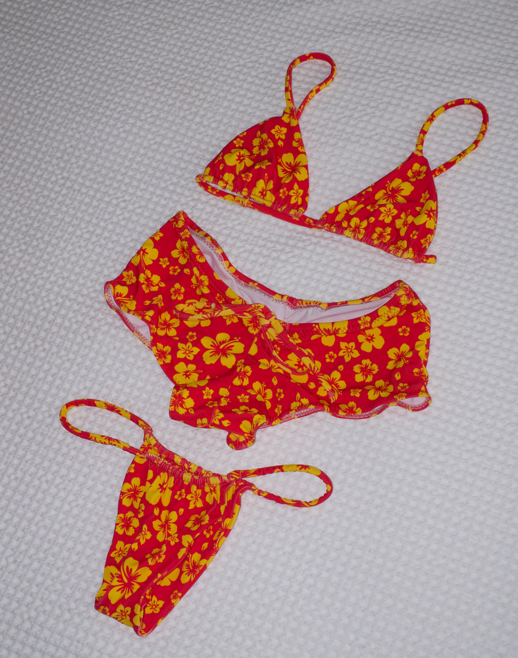 Tahitian sunset bikini 3 piece set - M set