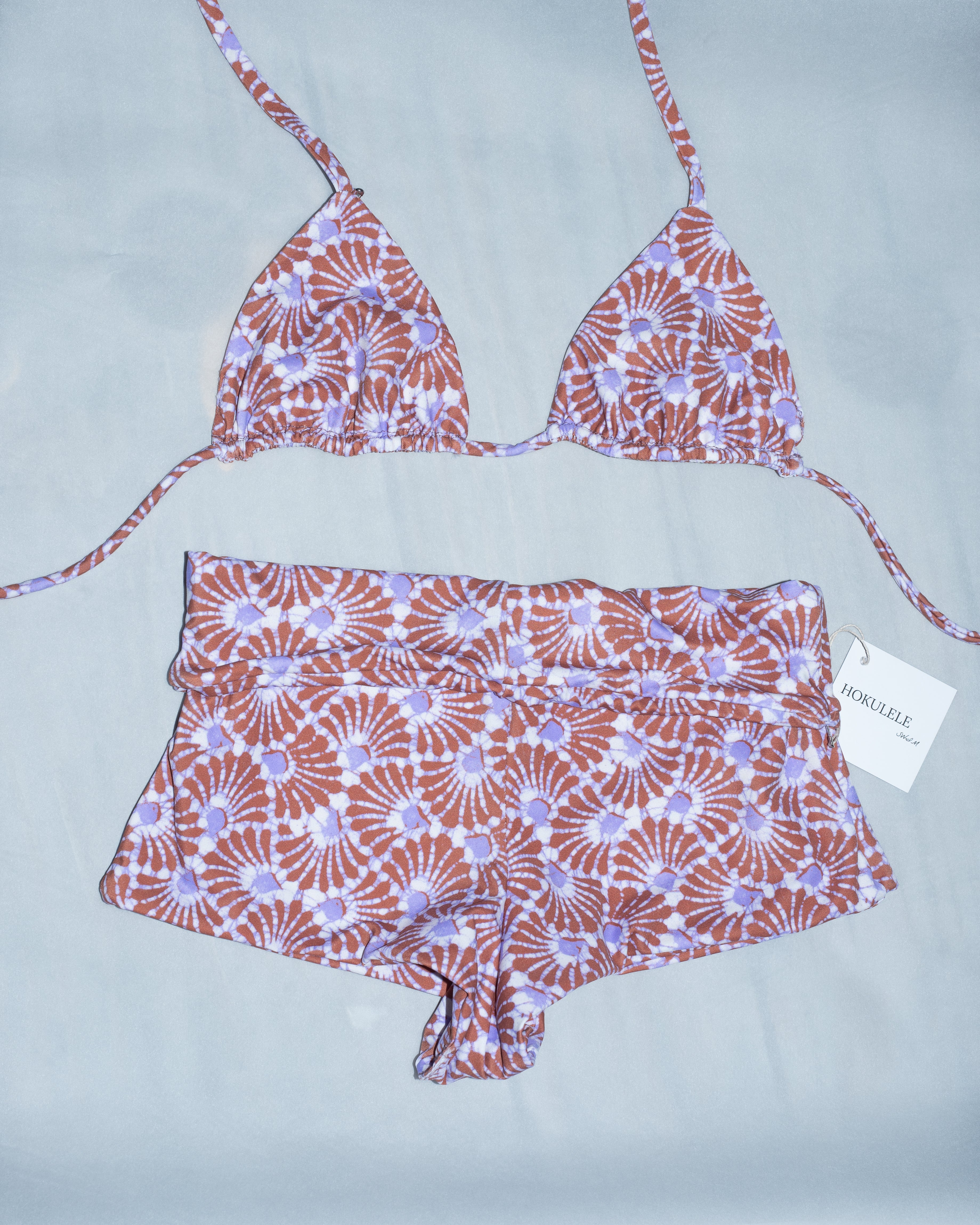 Boho Bikini Shorts Set - XS