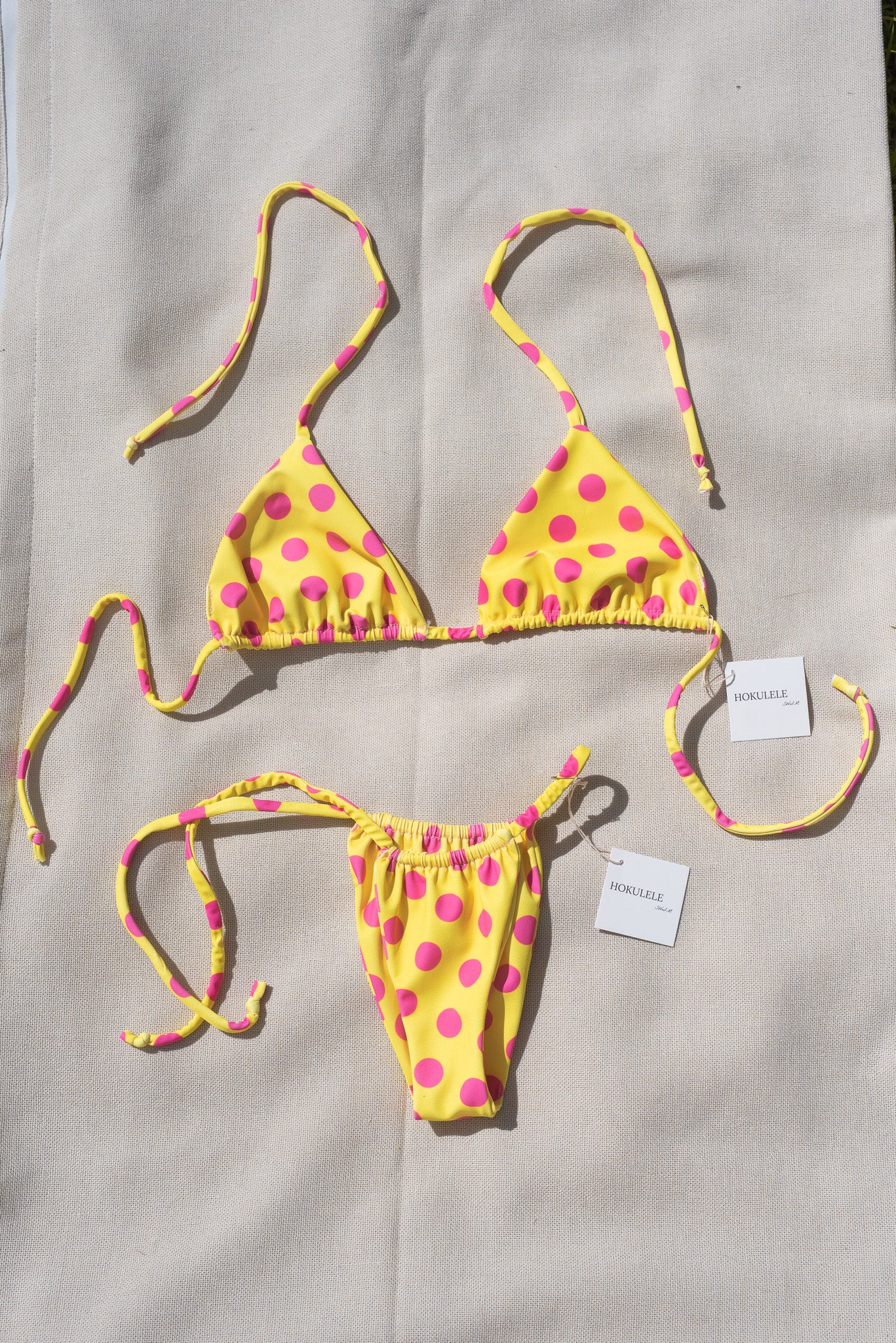 polka dot bikini set - S