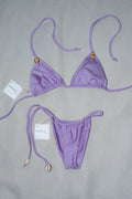 Lilac Bikini Seashell  Set- S
