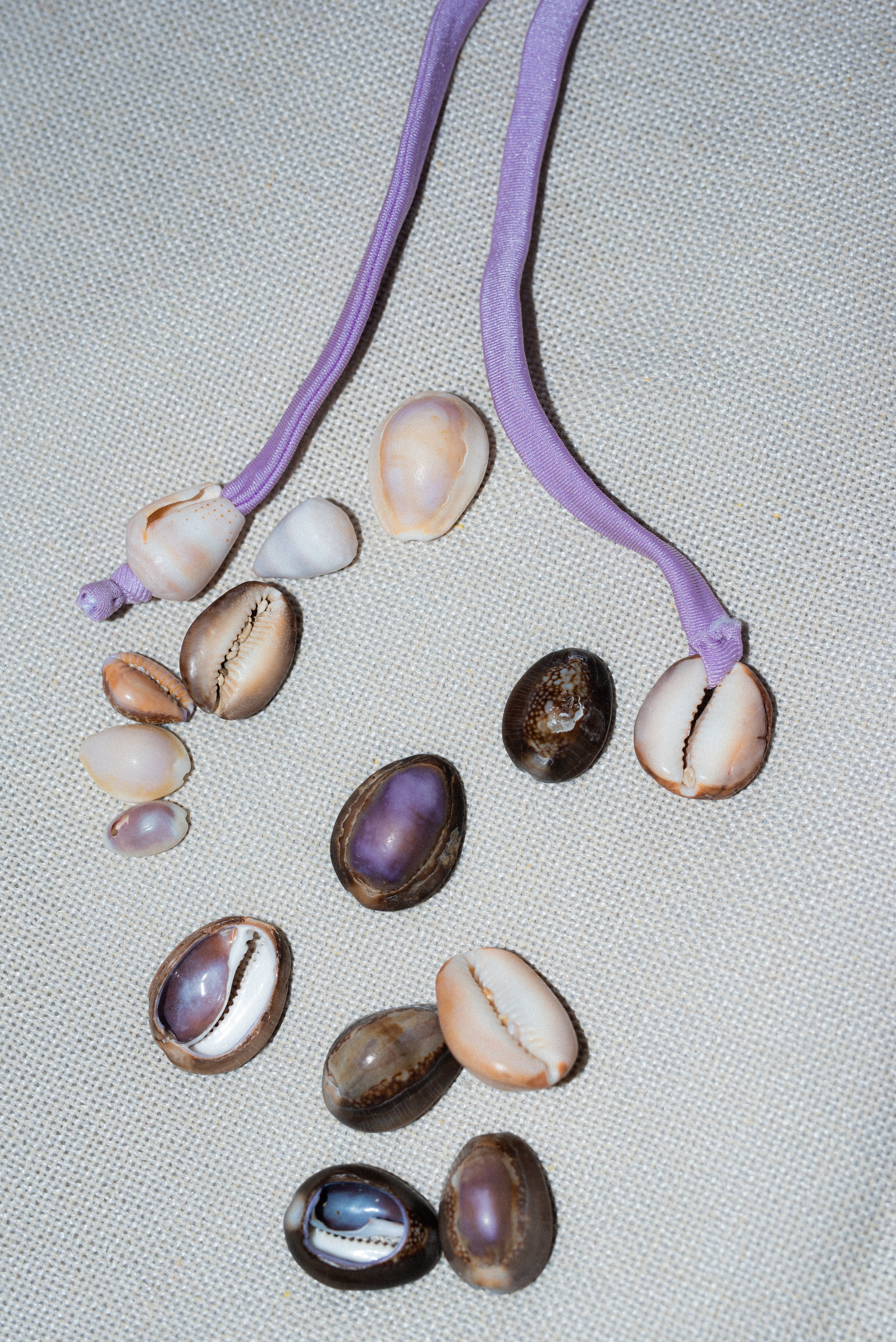 Lilac Bikini Seashell  Set- S