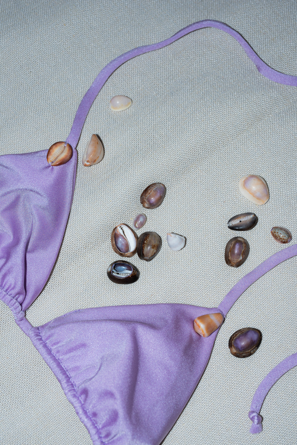 Lilac Bikini Seashell  Set- S