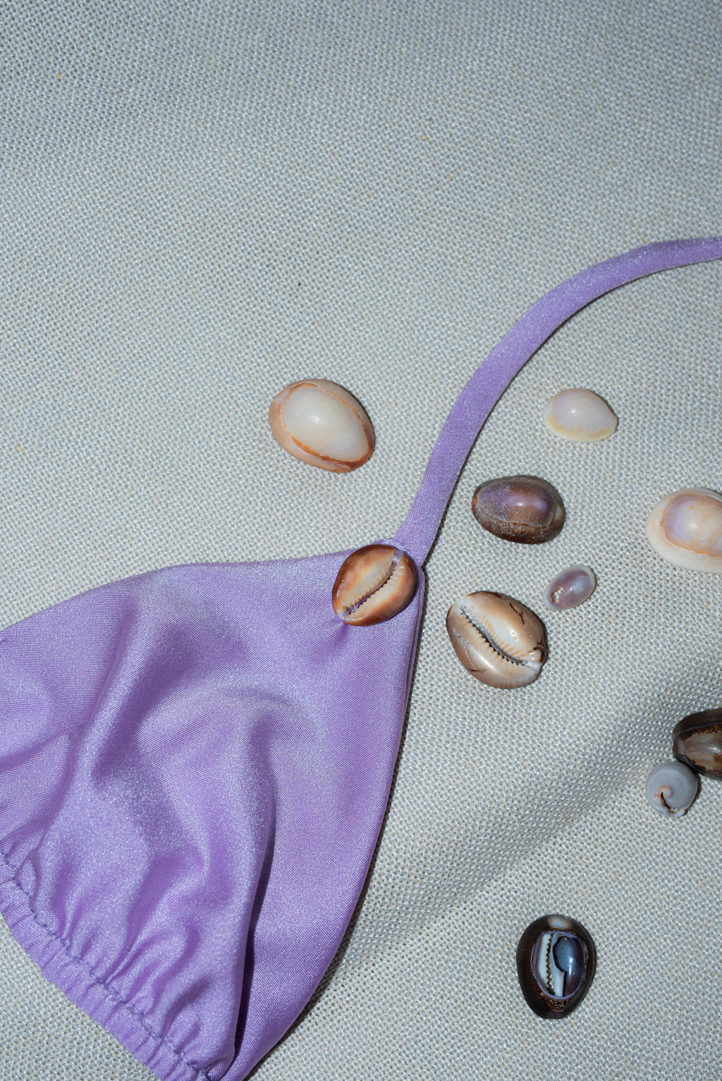 Lilac Bikini Seashell  Set- S