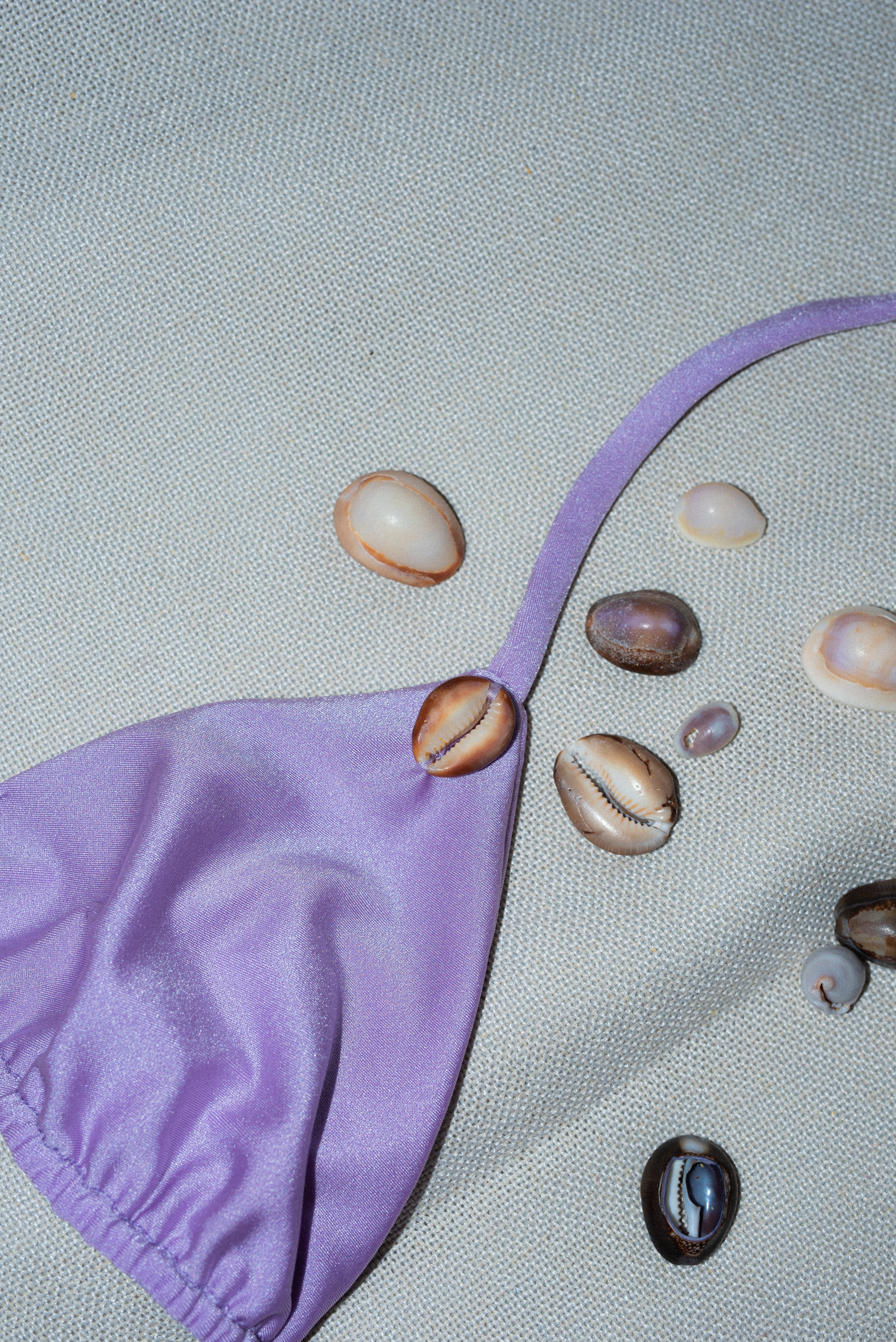 Lilac Bikini Seashell  Set- S
