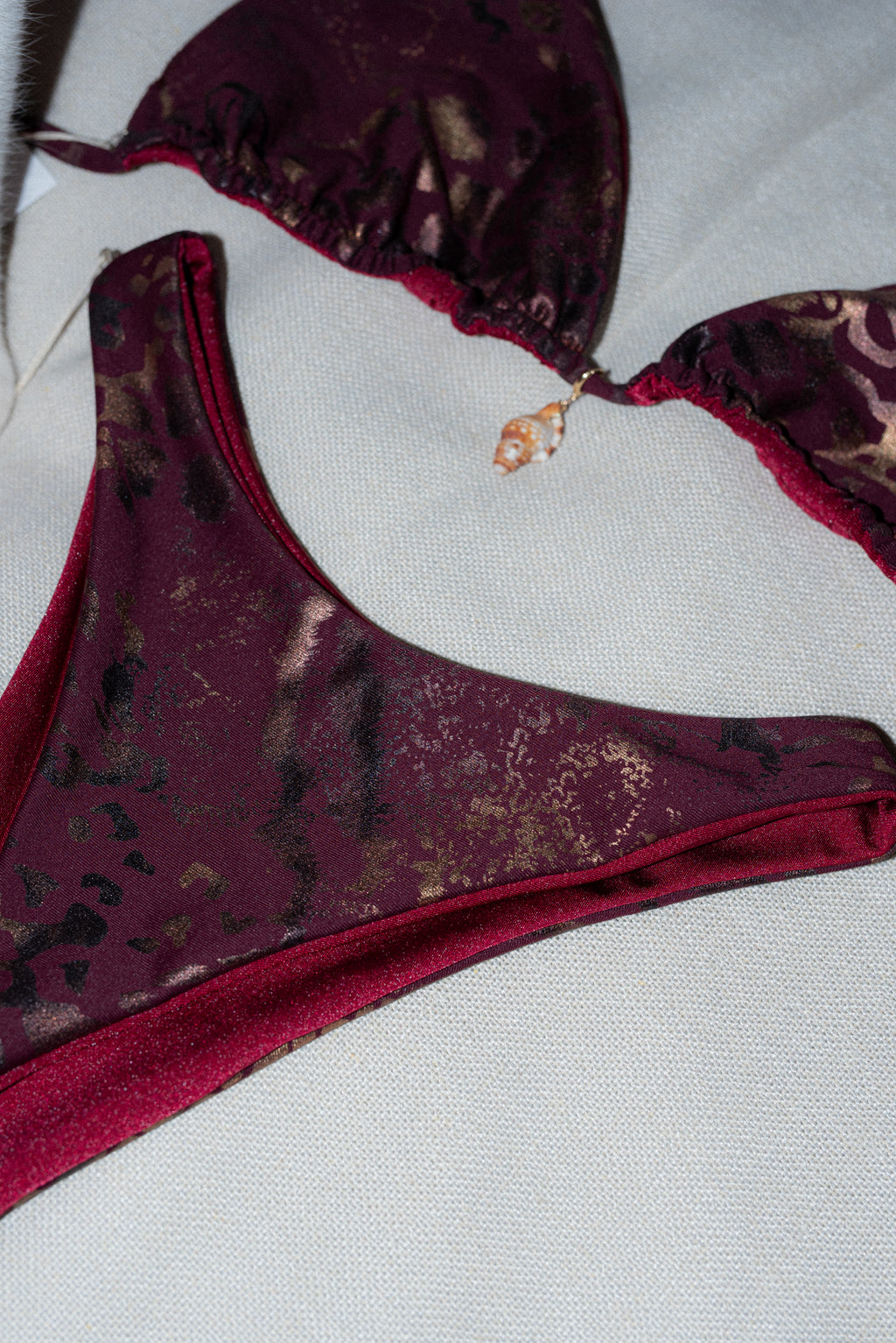 Electric Purple Seashell Set - L