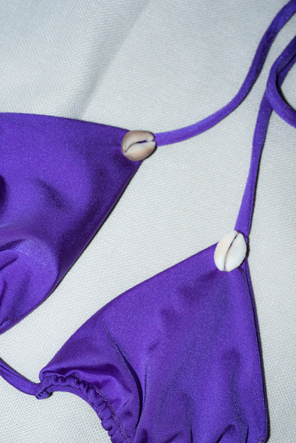 Electric Purple Seashell Set - M top/XS Bottom.