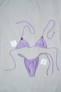 Lilac Bikini Seashell  Set- XXS top/ XS bottoms