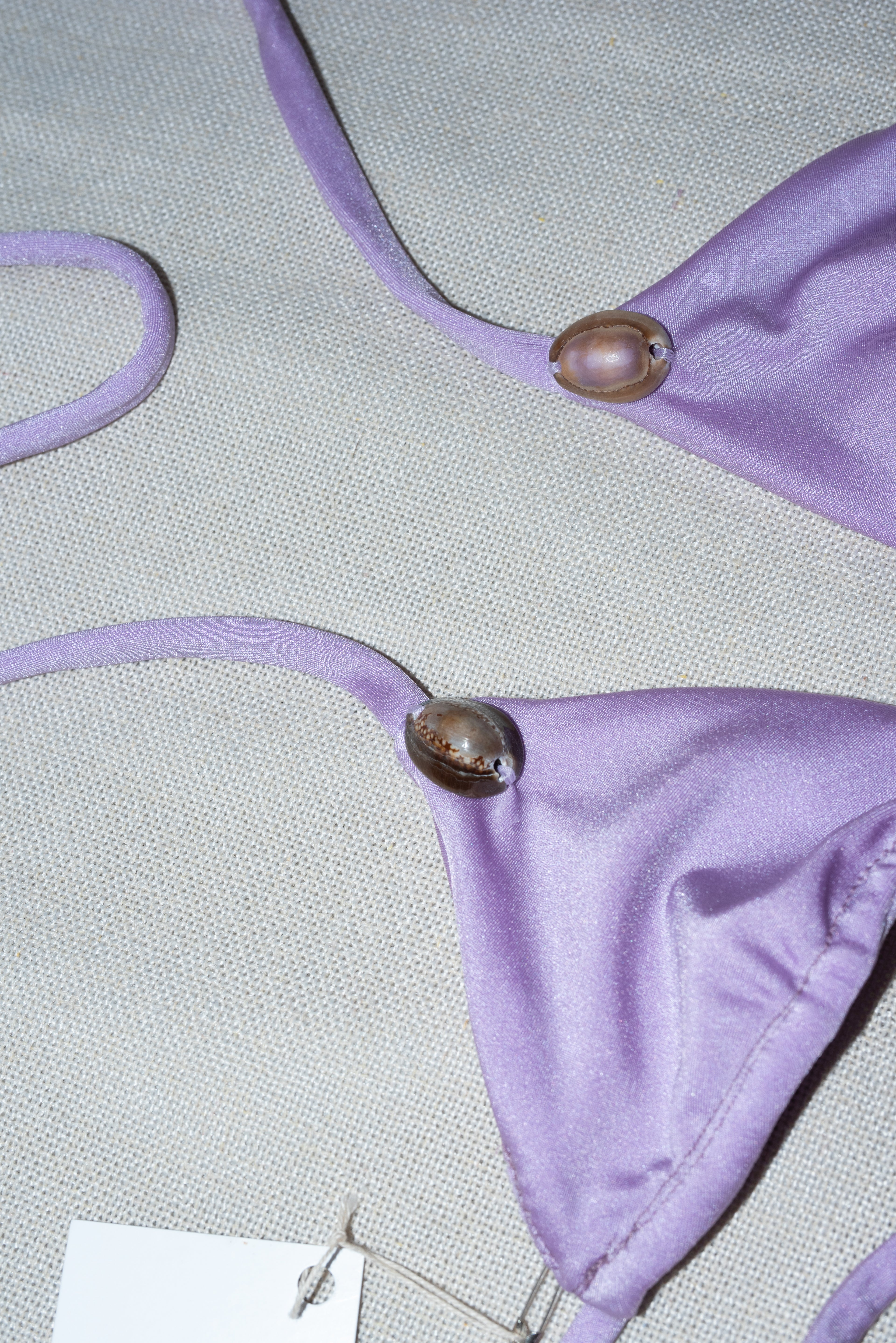 Lilac Bikini Seashell  Set- XXS top/ XS bottoms