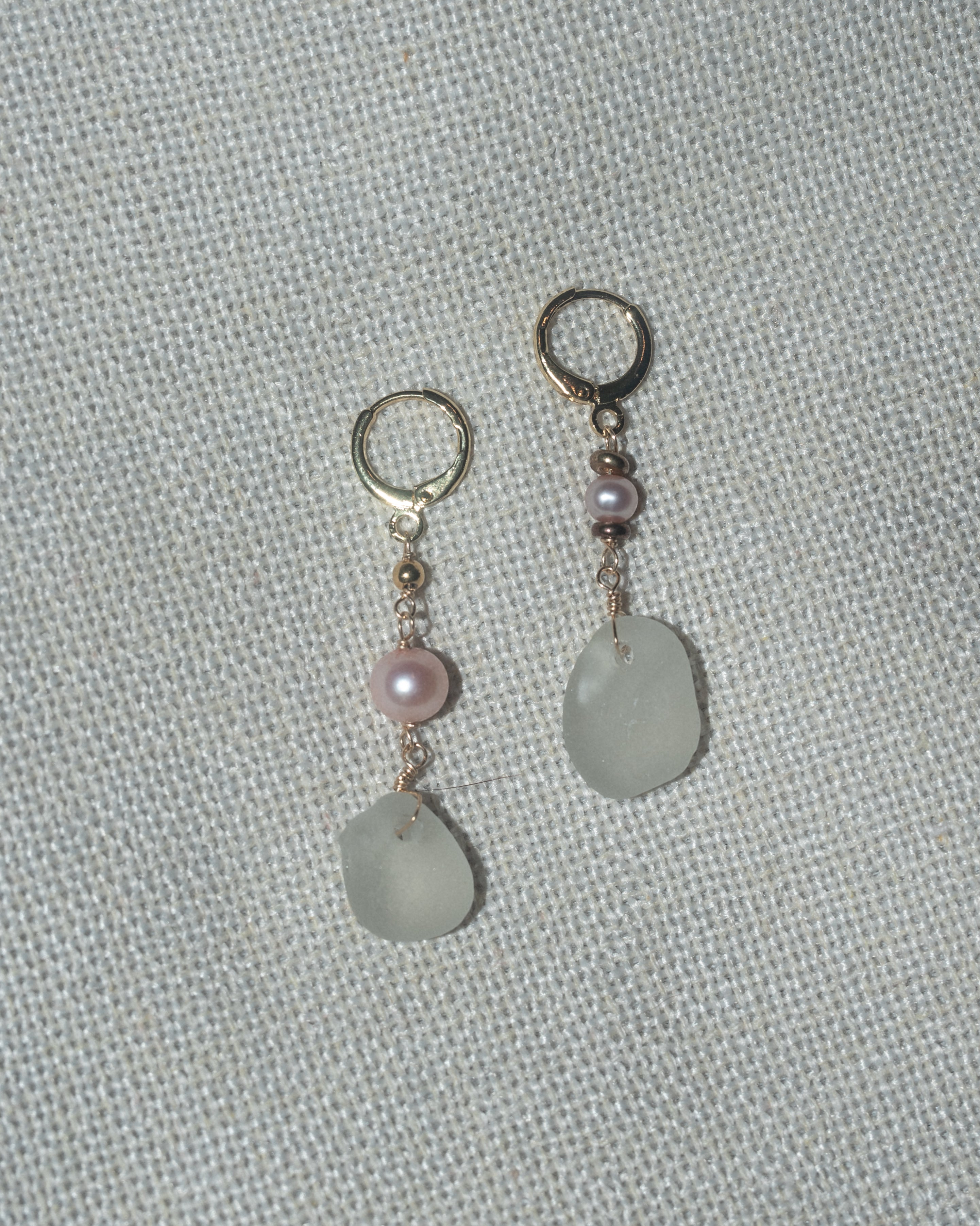 Hawaiian seaglass earrings