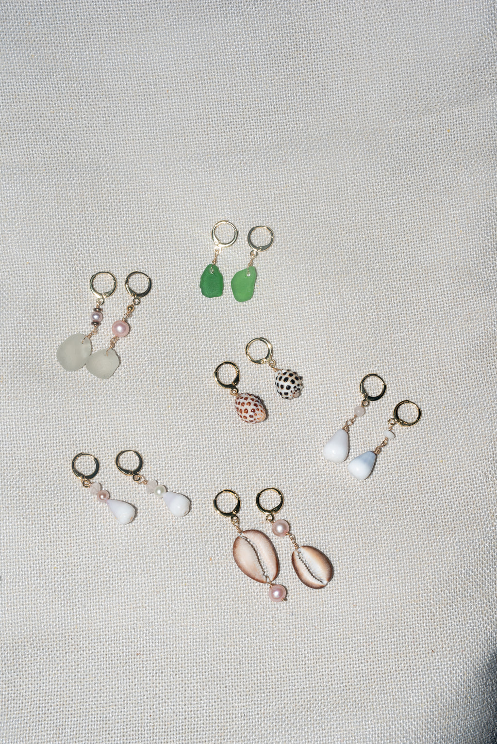 Hawaiian seaglass earrings
