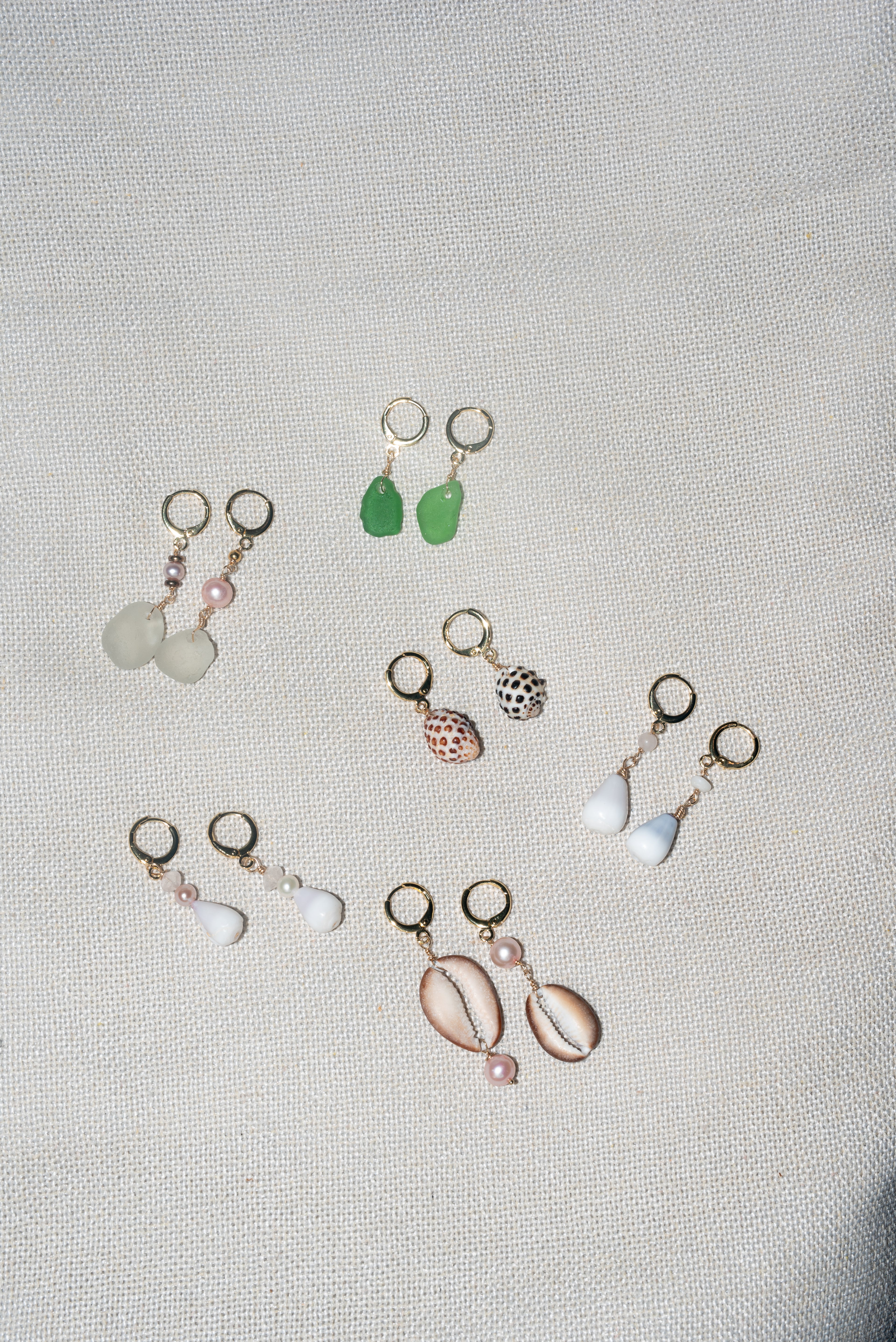 Hawaiian seaglass earrings