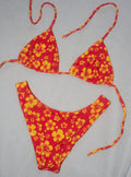 Tahitian sunset  bikini set - L