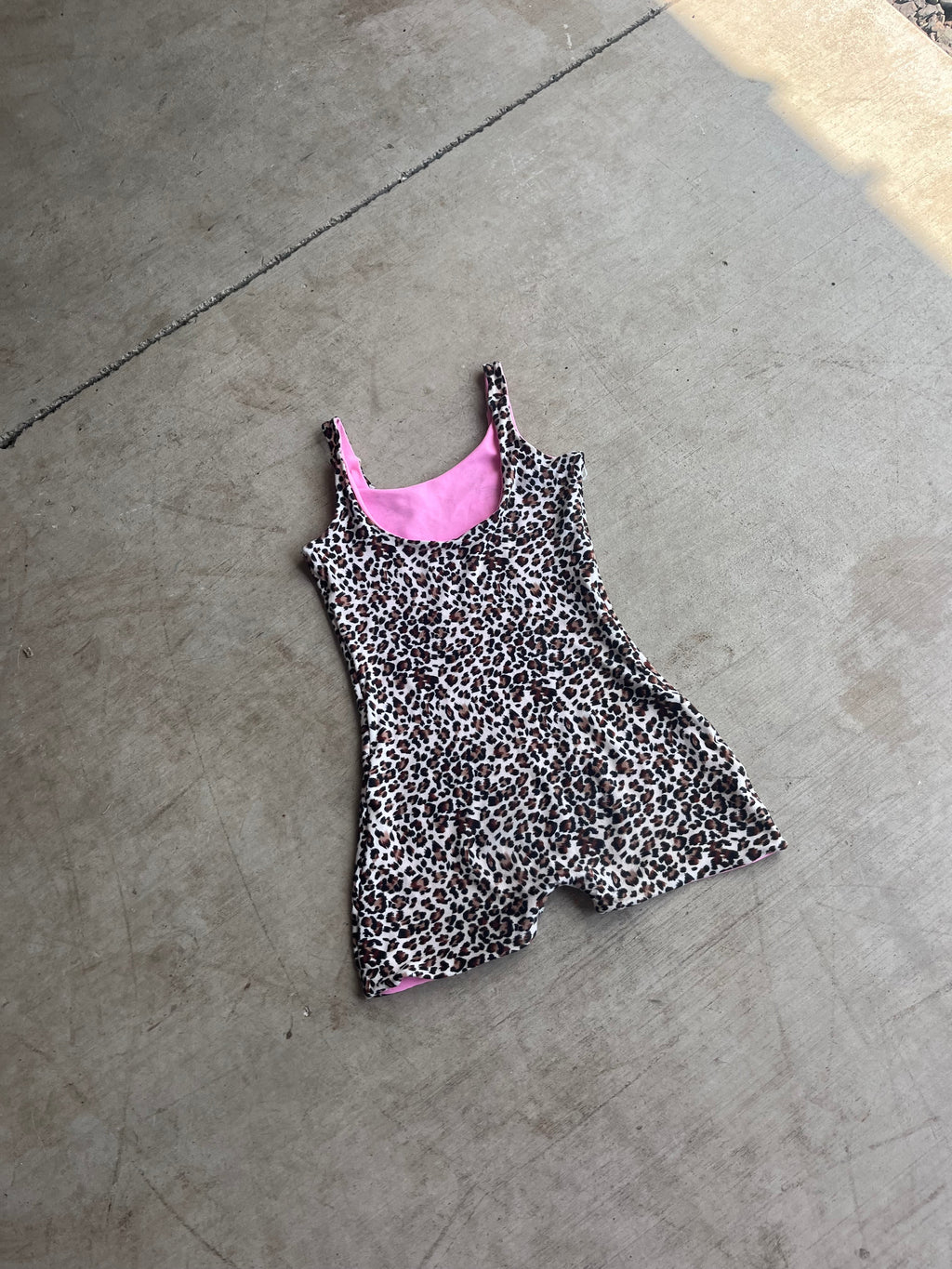 Leopard/Pink Lani onsie